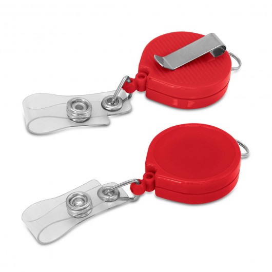 Red Retractable ID Holders